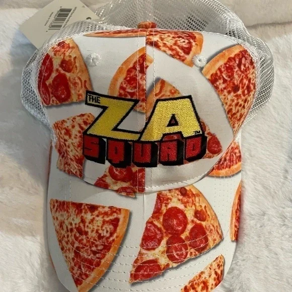 𝅺nwt the za squad pizza trucker hat - Picture 3 of 3